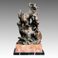 Animal Statue Sheep/Goat Decoration Bronze Sculpture Tpal-196